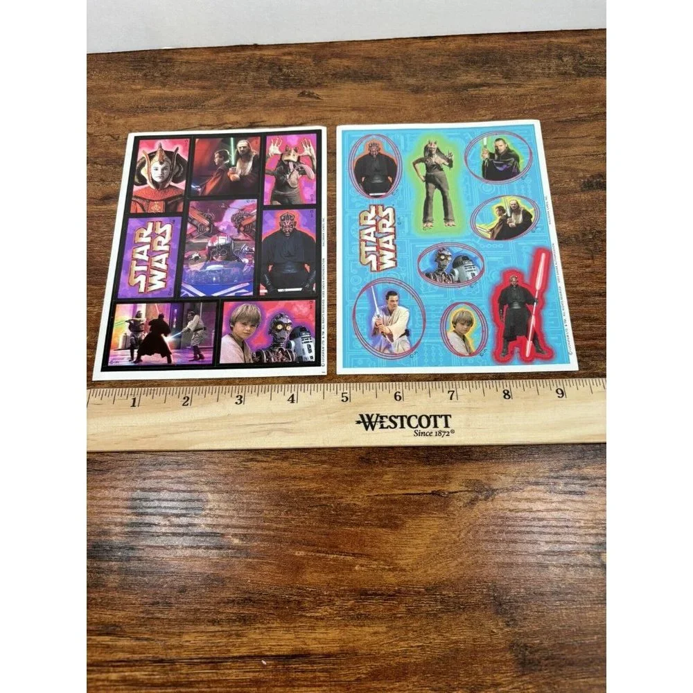 Vintage Hallmark Stickers (Lot 2) Sheets Star Wars‎